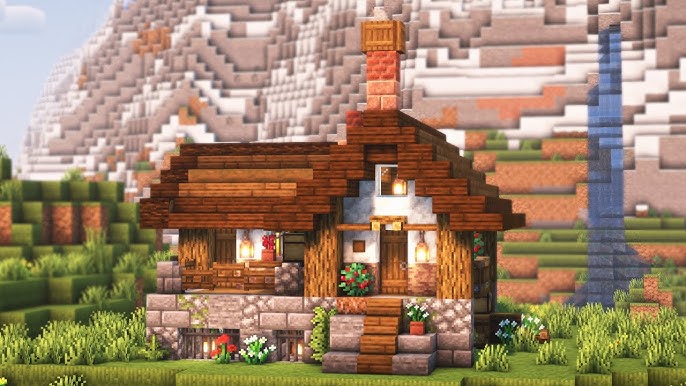 minecraft starter house