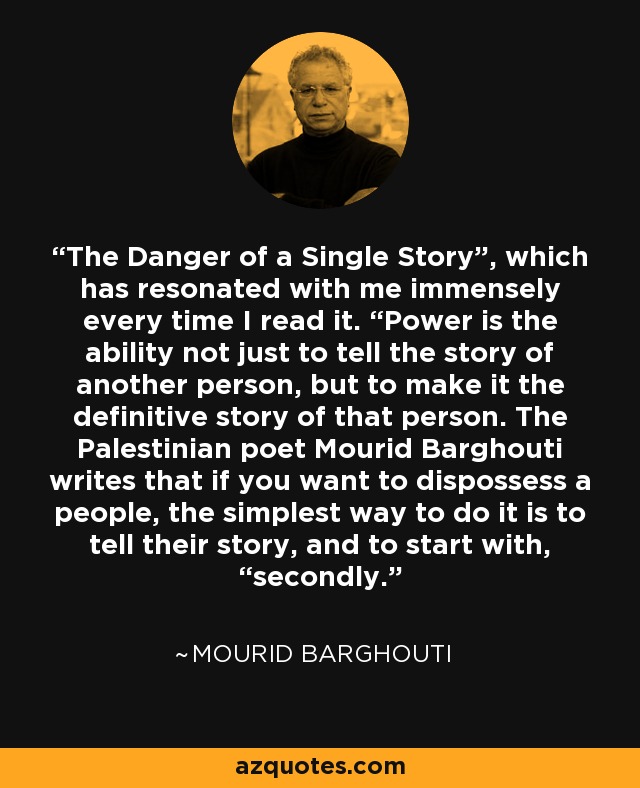 the danger of a single story quotes