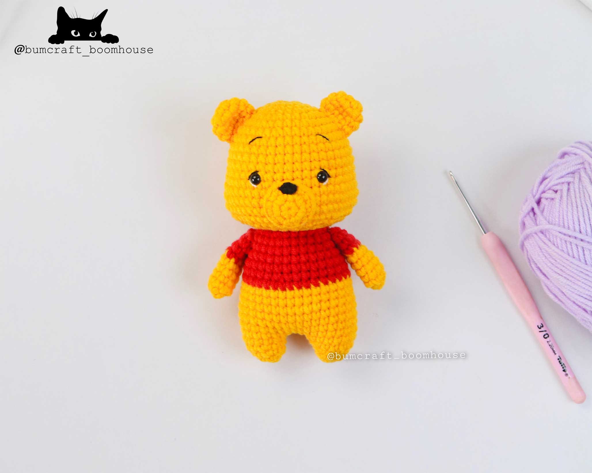 crocheted winnie the pooh