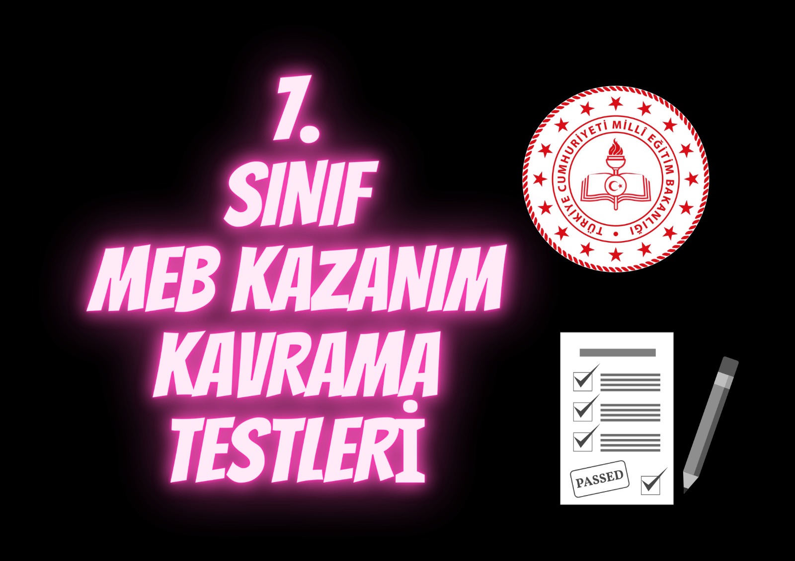 milli eğitim bakanlığı test 7 sınıf