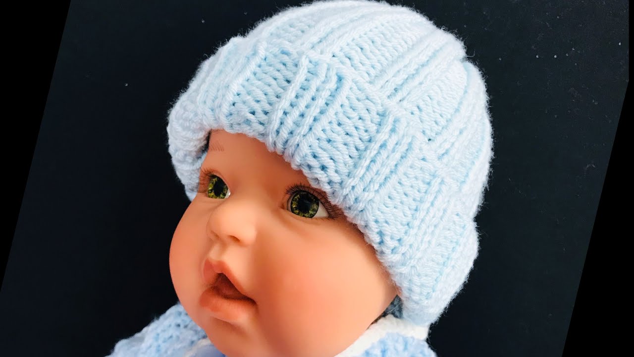 newborn knit hat pattern