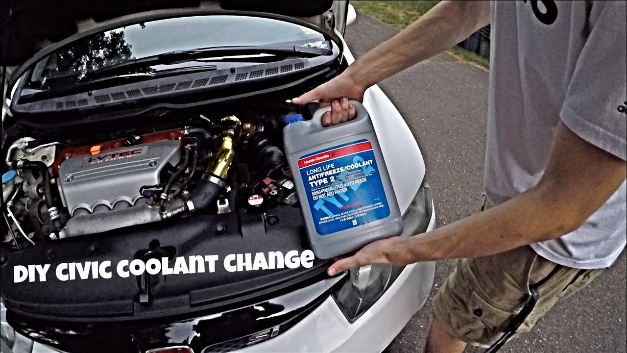 honda civic radiator fluid