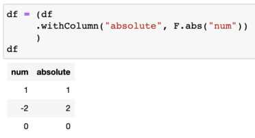 pyspark absolute value