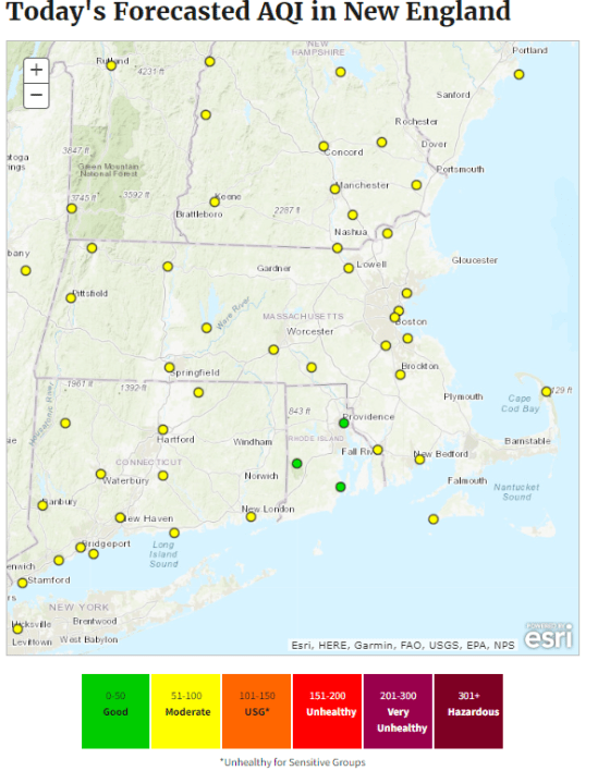 aqi massachusetts