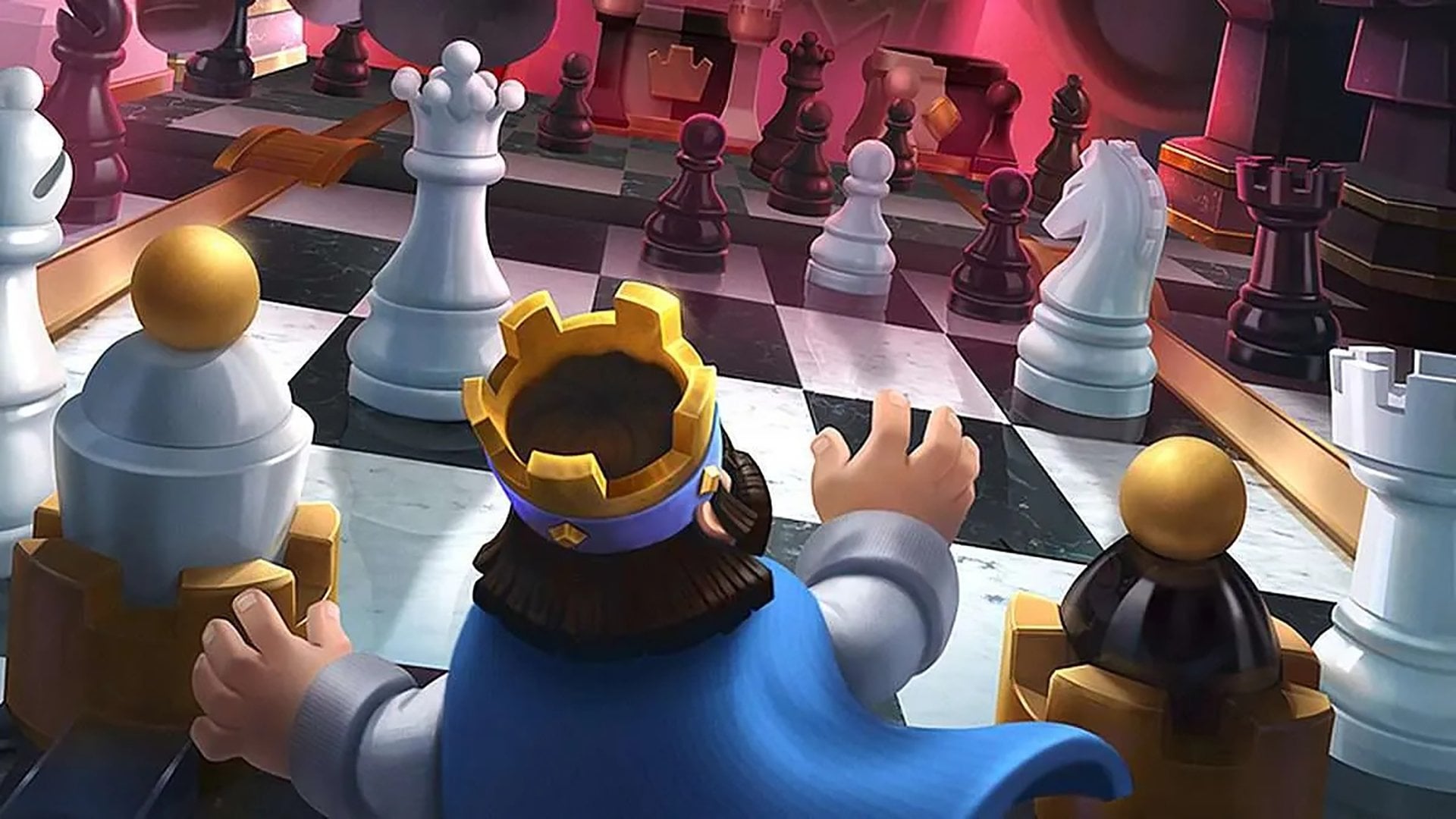 win the rook in two moves clash royale