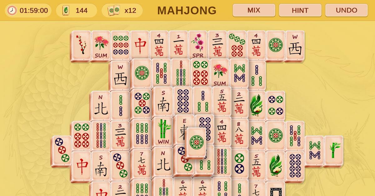 free mahjong games no download full screen