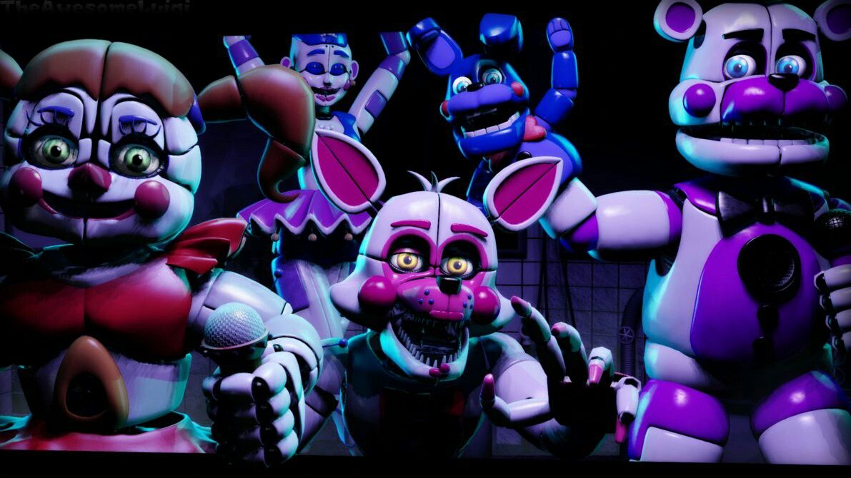 animatronics from sister location