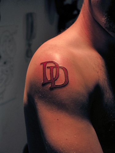 daredevil logo tattoo