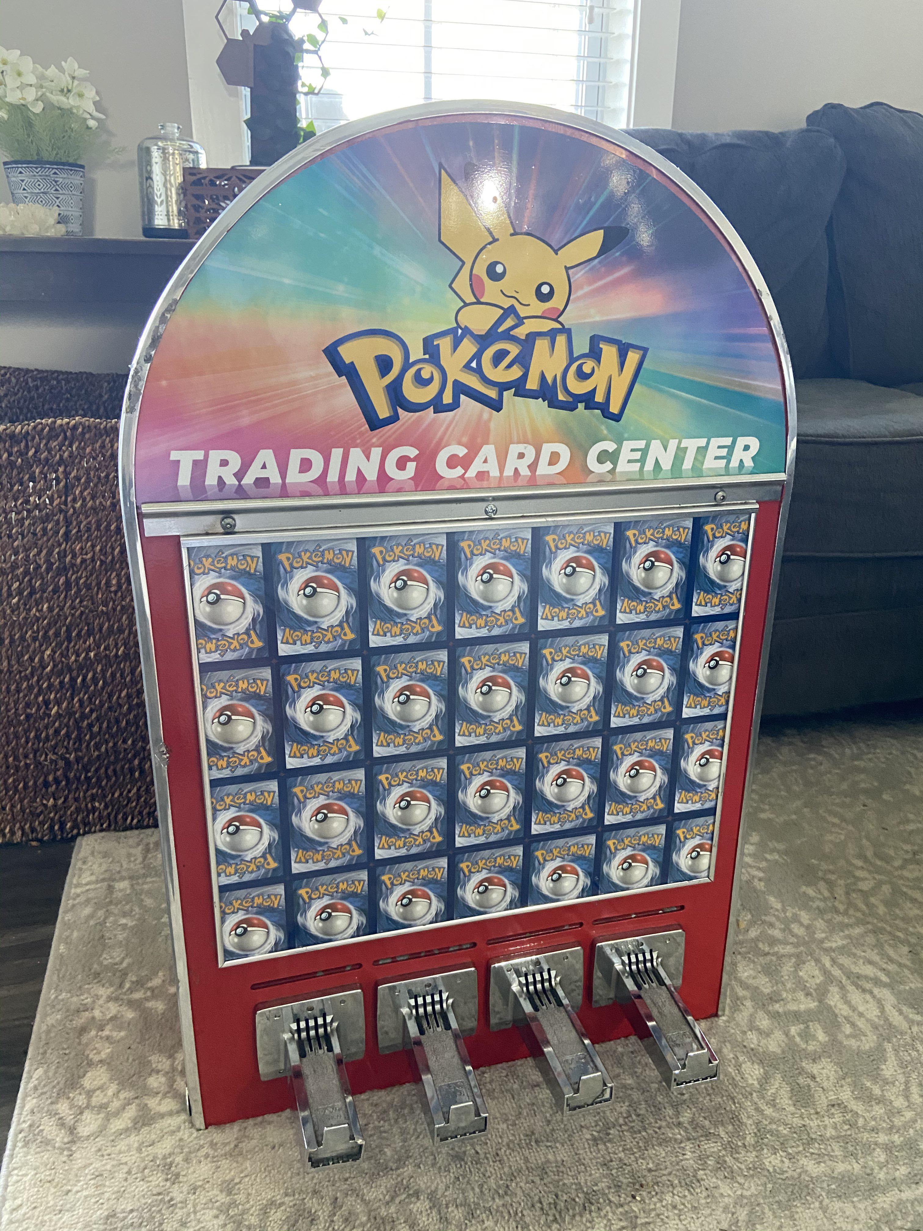 pokemon card vending machine