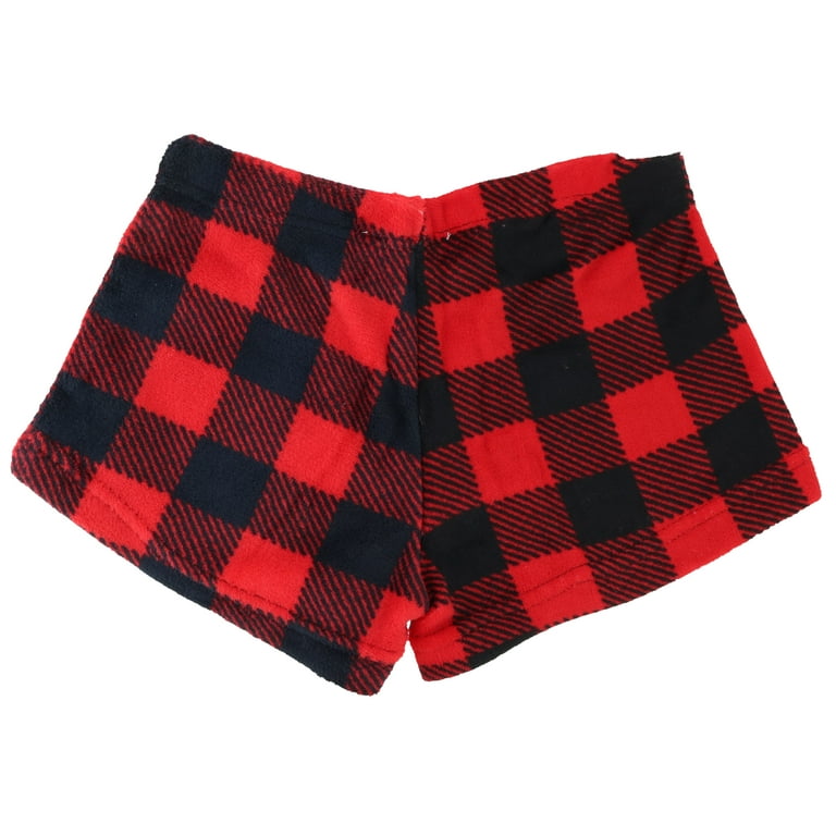 plaid pajama shorts