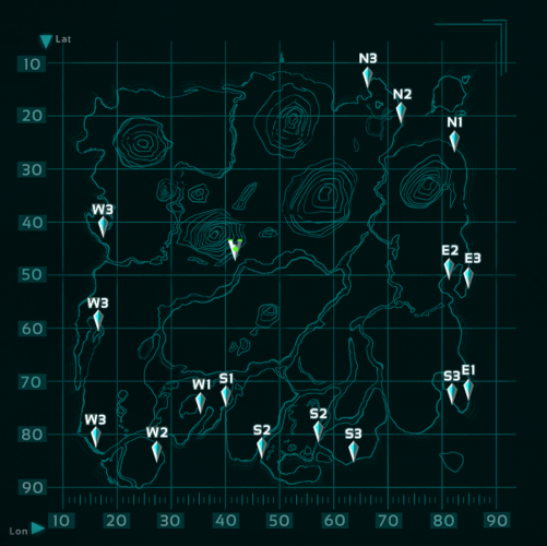 the island spawn map