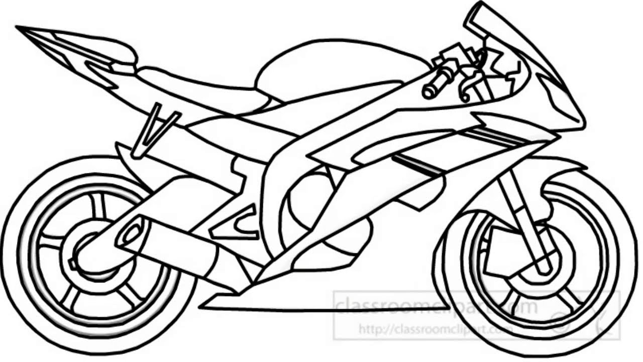 bike drawing pictures