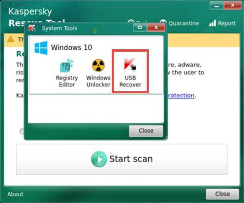 kaspersky rescue cd