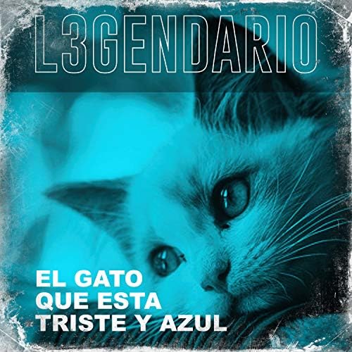 el gato que esta triste y azul letra