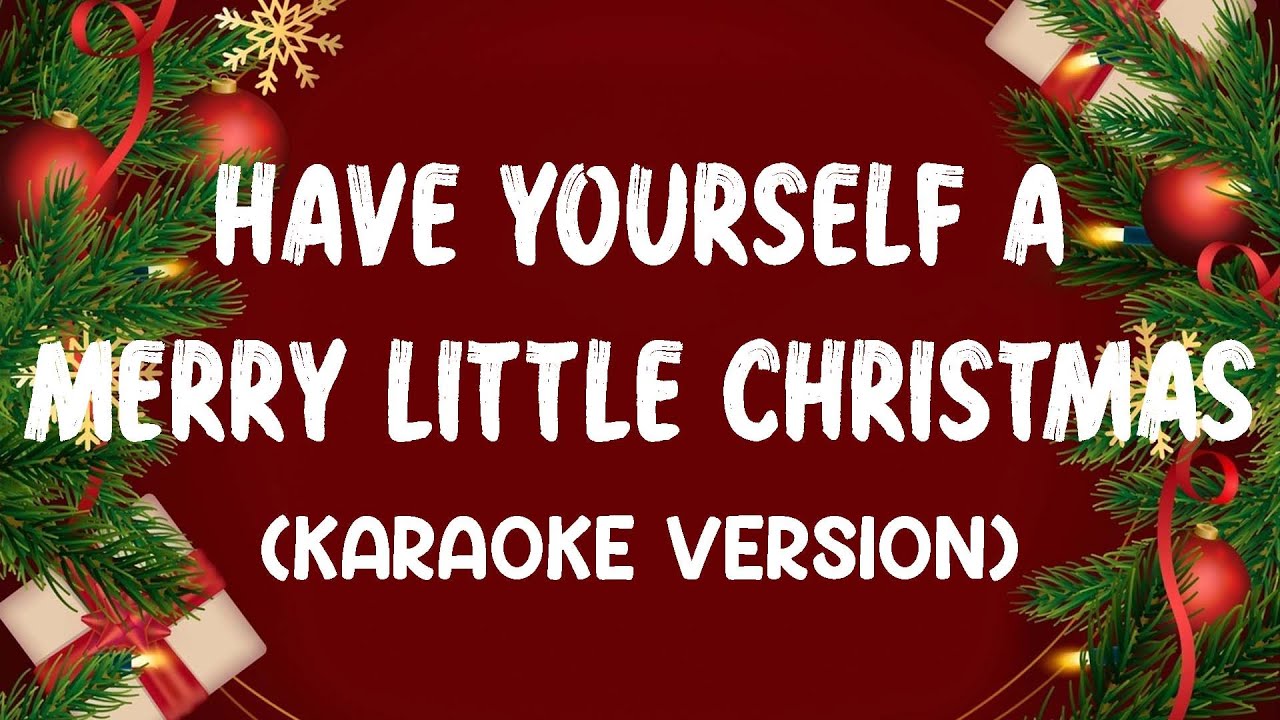 merry little christmas karaoke