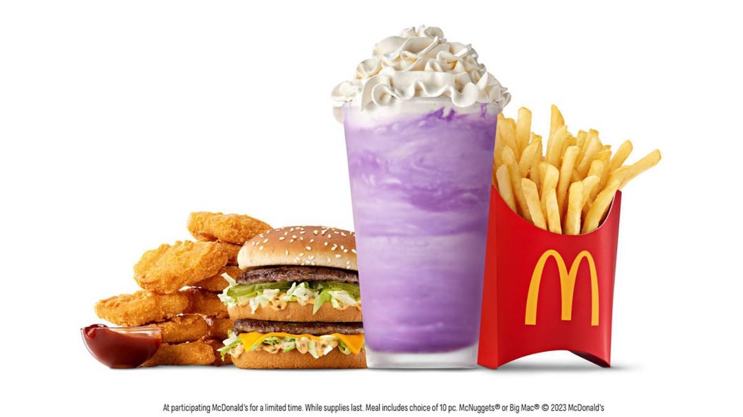 does mcdonalds sell the grimace shake in australia