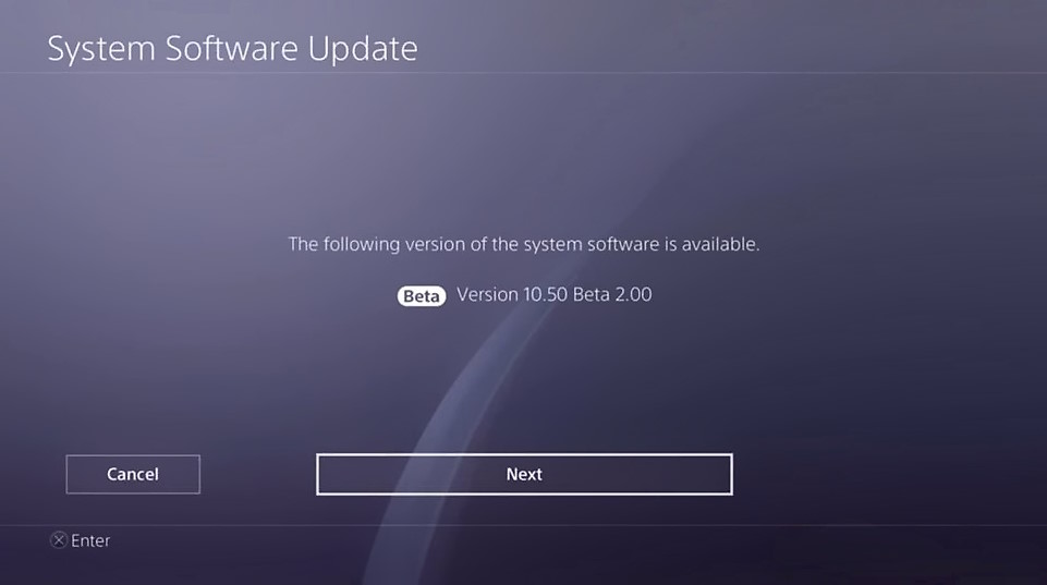 ps4 system update software