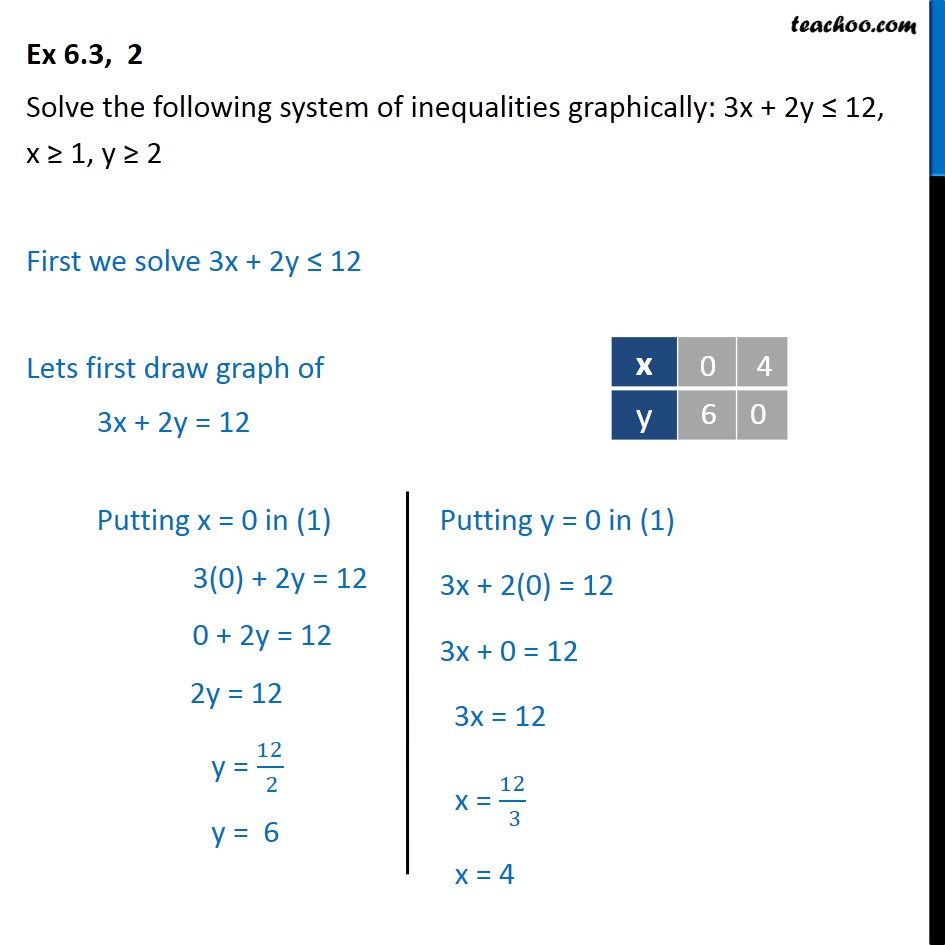 3x 2y 12