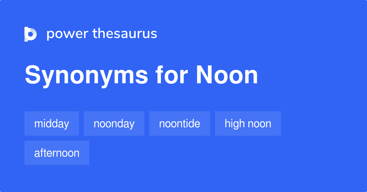 noon synonyms