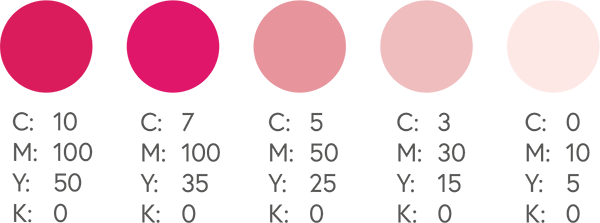 pink color cmyk