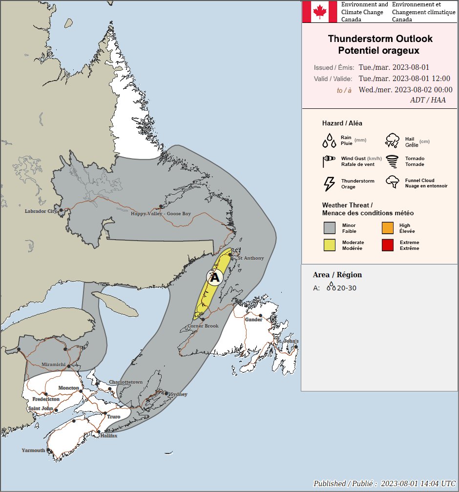 environment canada weather goose bay