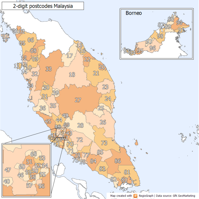 petaling jaya postcode