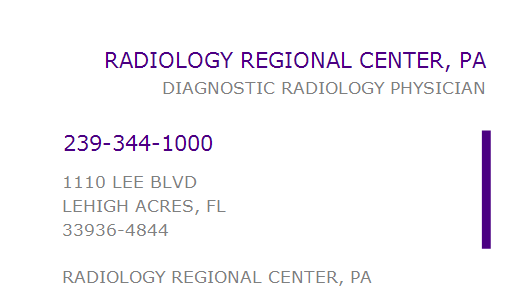 radiology regional lehigh acres florida