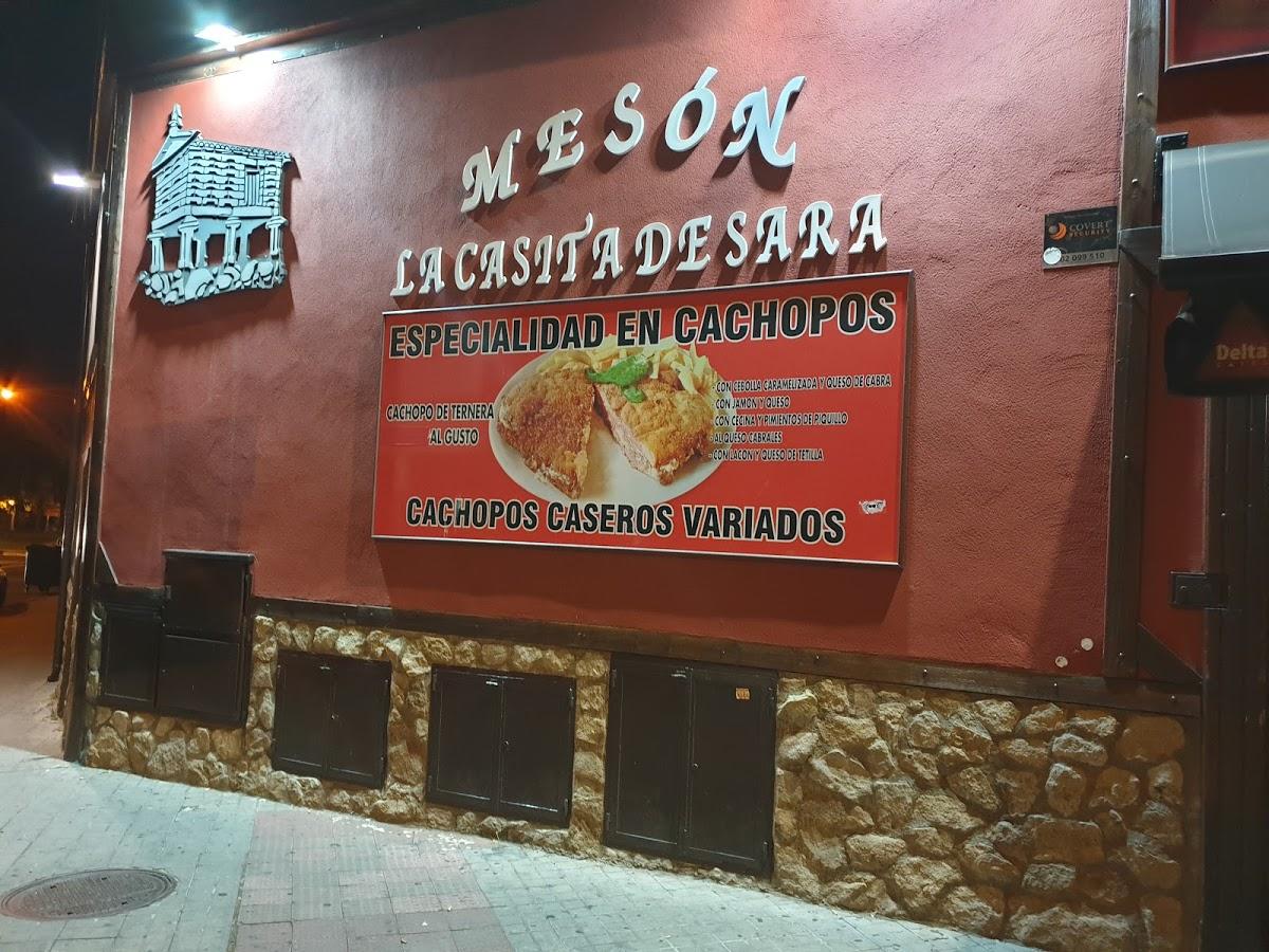 menú de la casita de sara