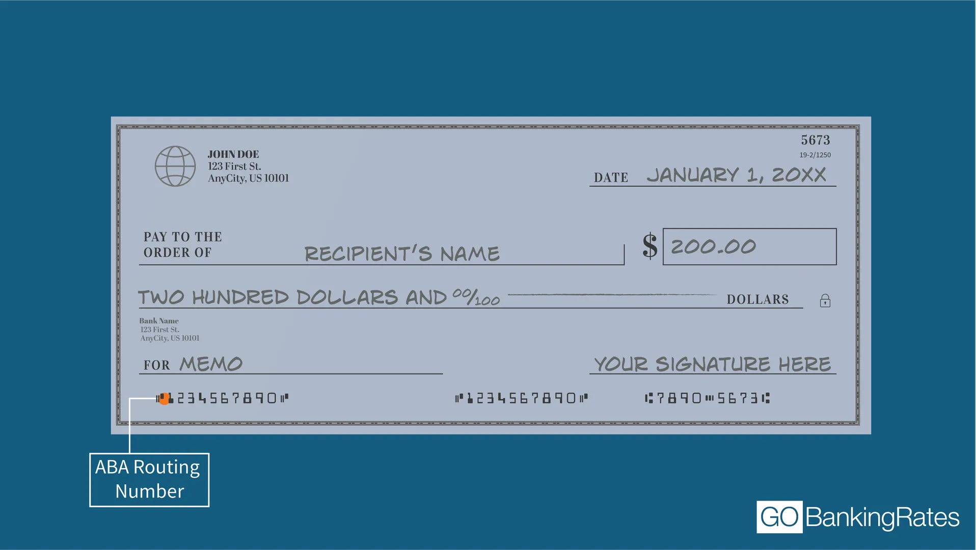 america routing number