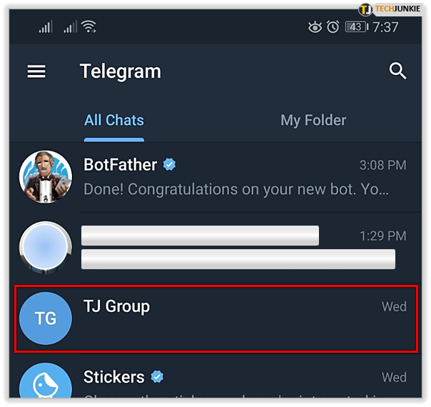 add by username telegram