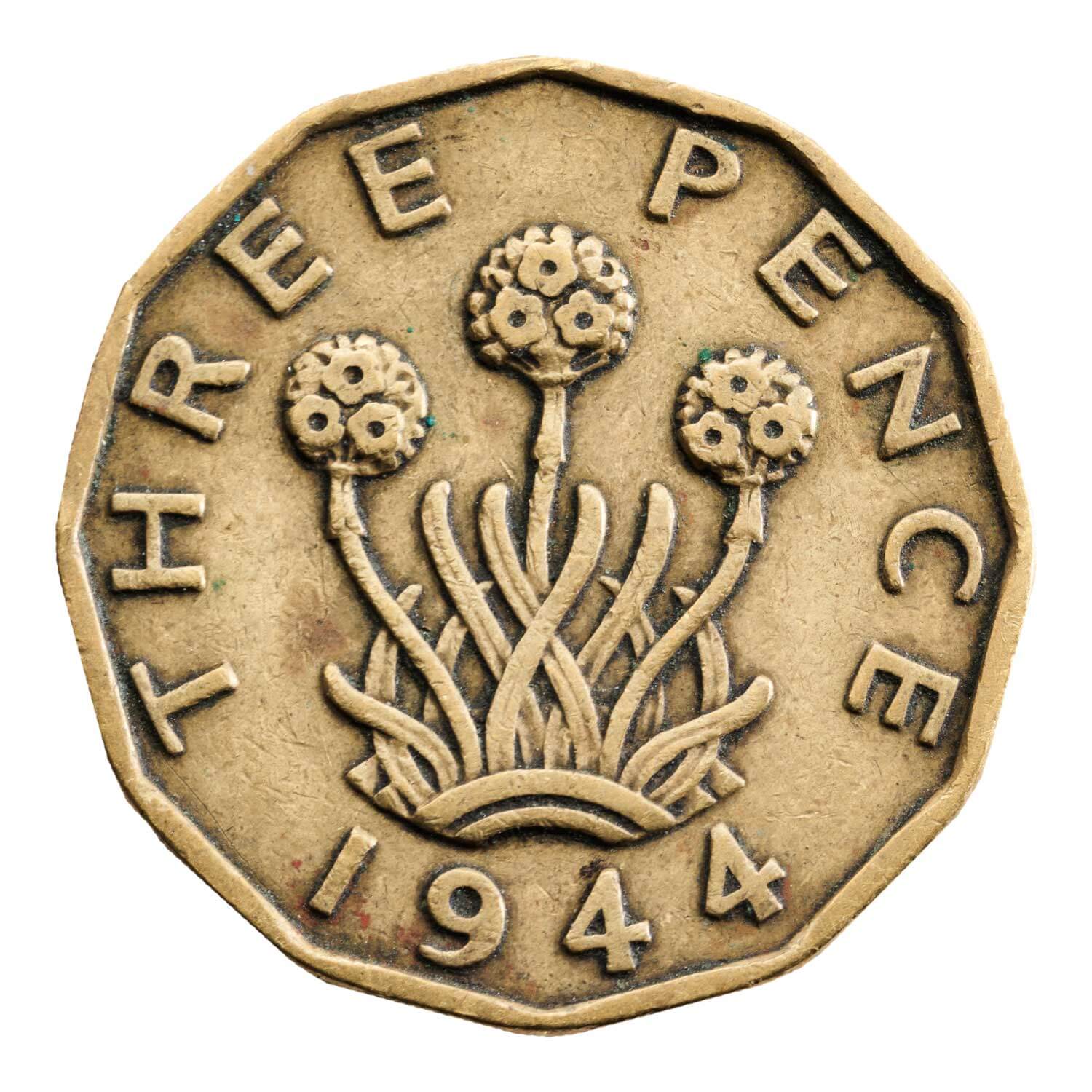 threepence 1944