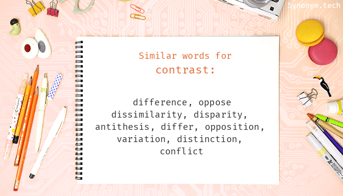 contrast thesaurus