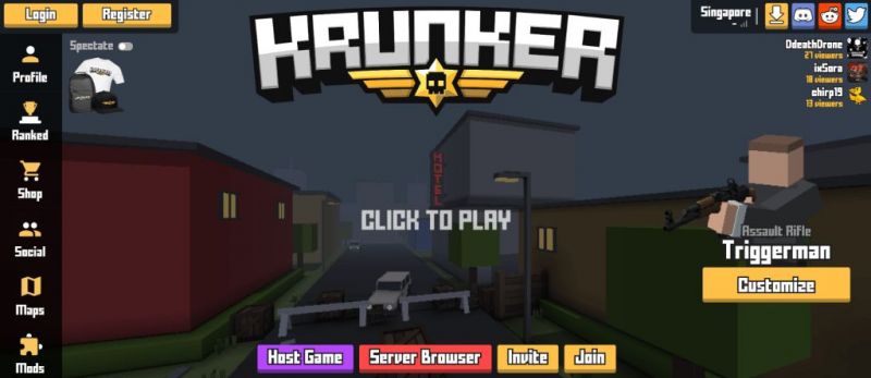 games like krunker