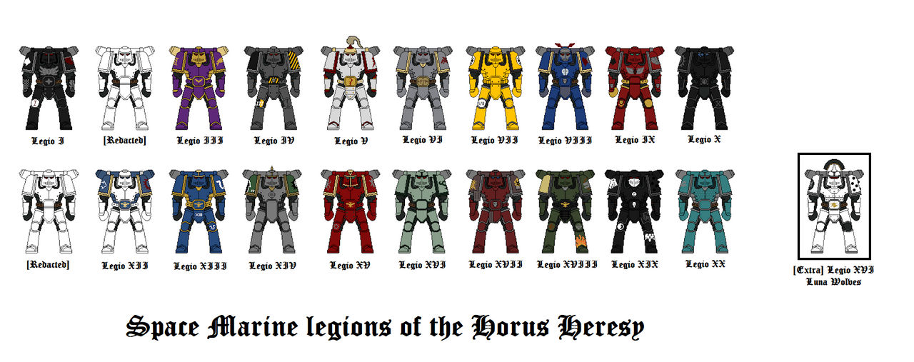 space marine legions