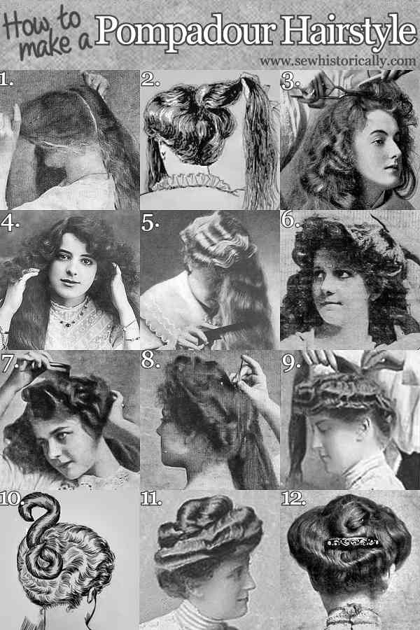 edwardian hairdo