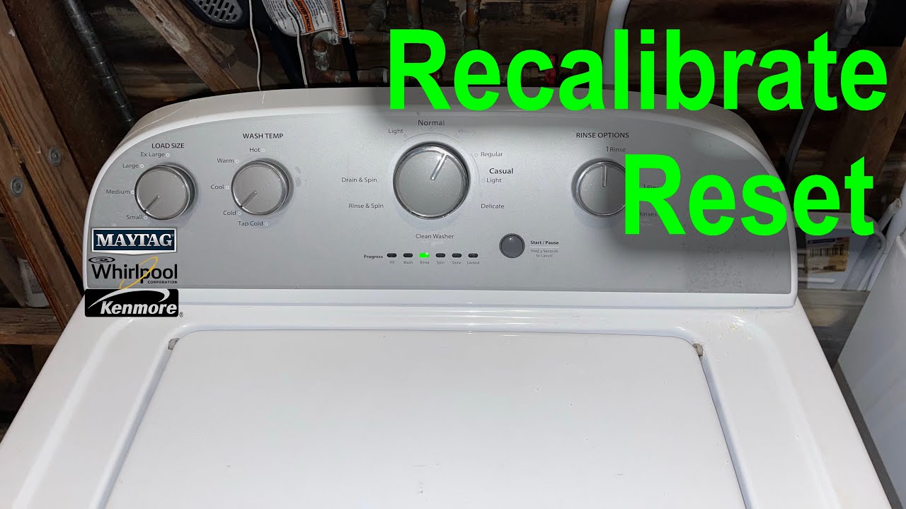 how to restart whirlpool washer