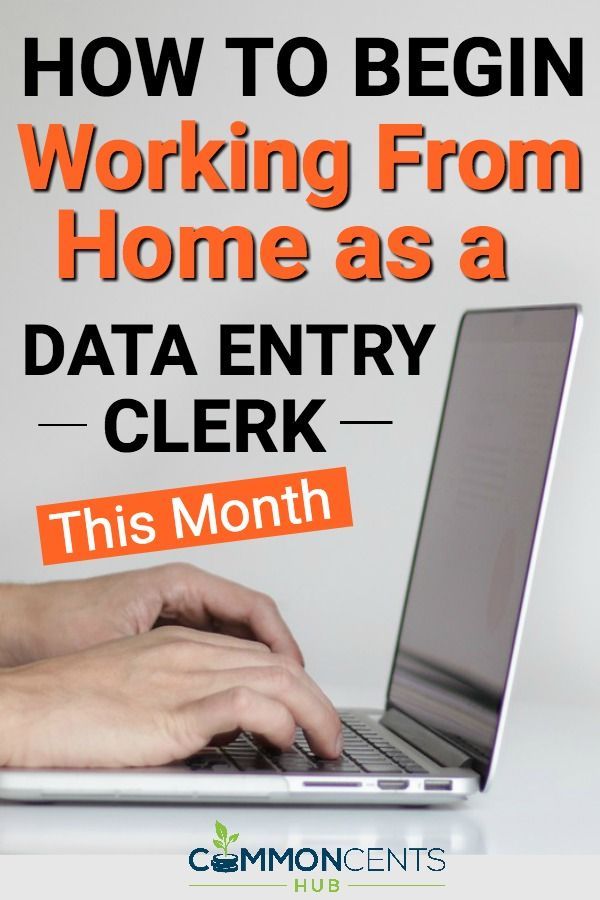 work from home jobs data entry