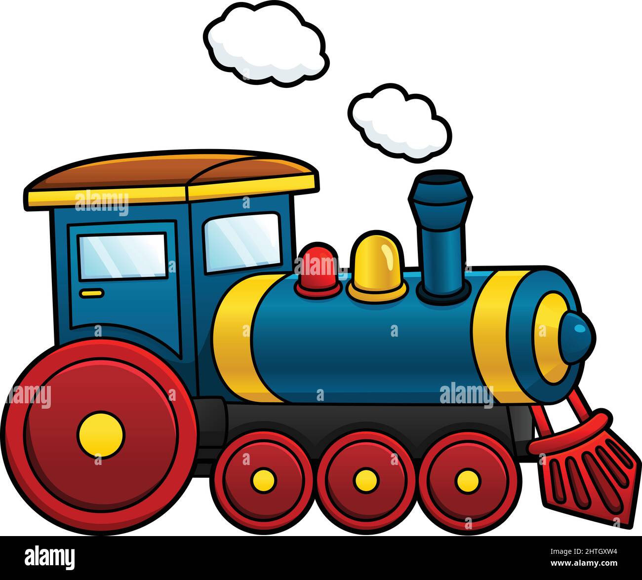 steam engine train clipart