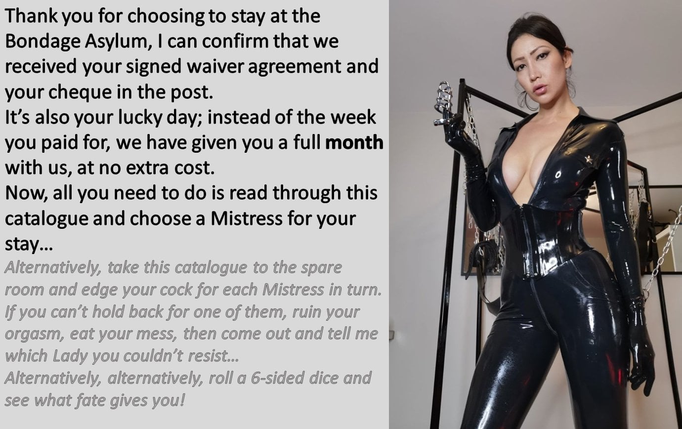 femdom bondage captions