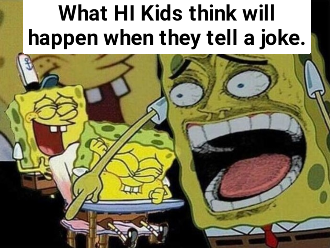 spongebob laugh meme