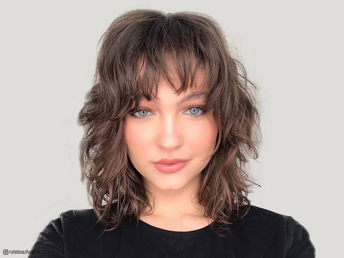 haircuts with bangs and layers for short hair