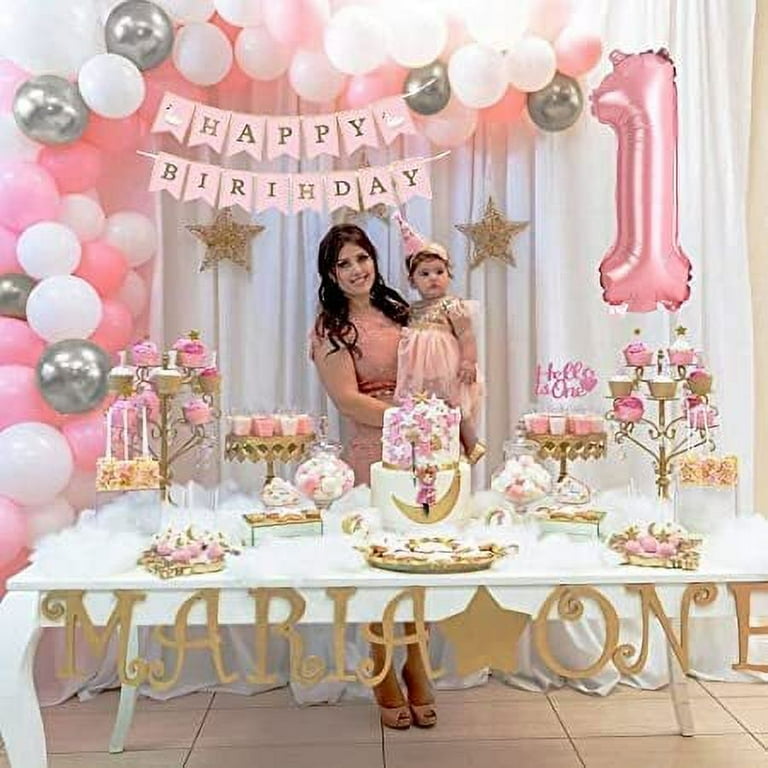 1 year old baby girl birthday decorations