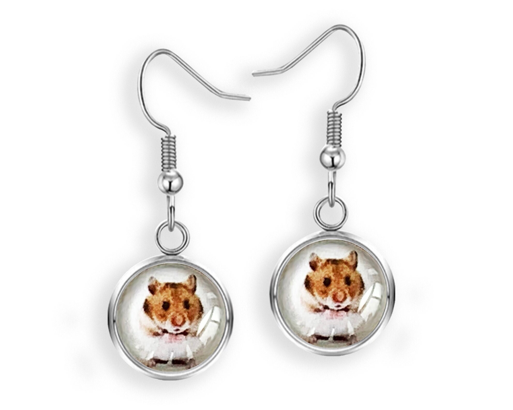 hamster earrings