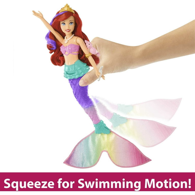 swimming mermaid doll