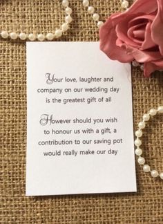 wedding gift poem money