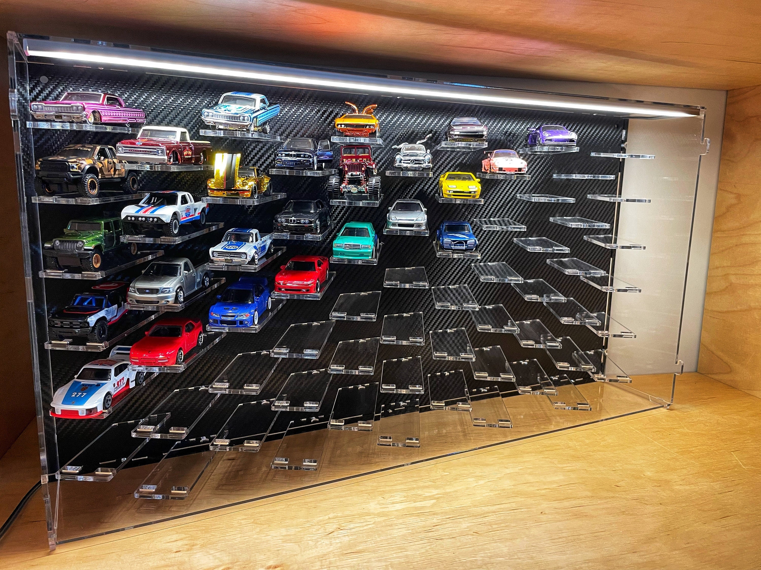 hot wheels wall display