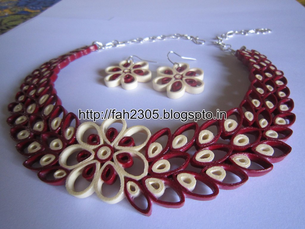 quilling jewellery