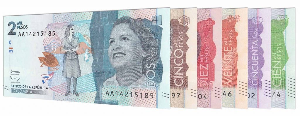 convert colombian pesos to euros