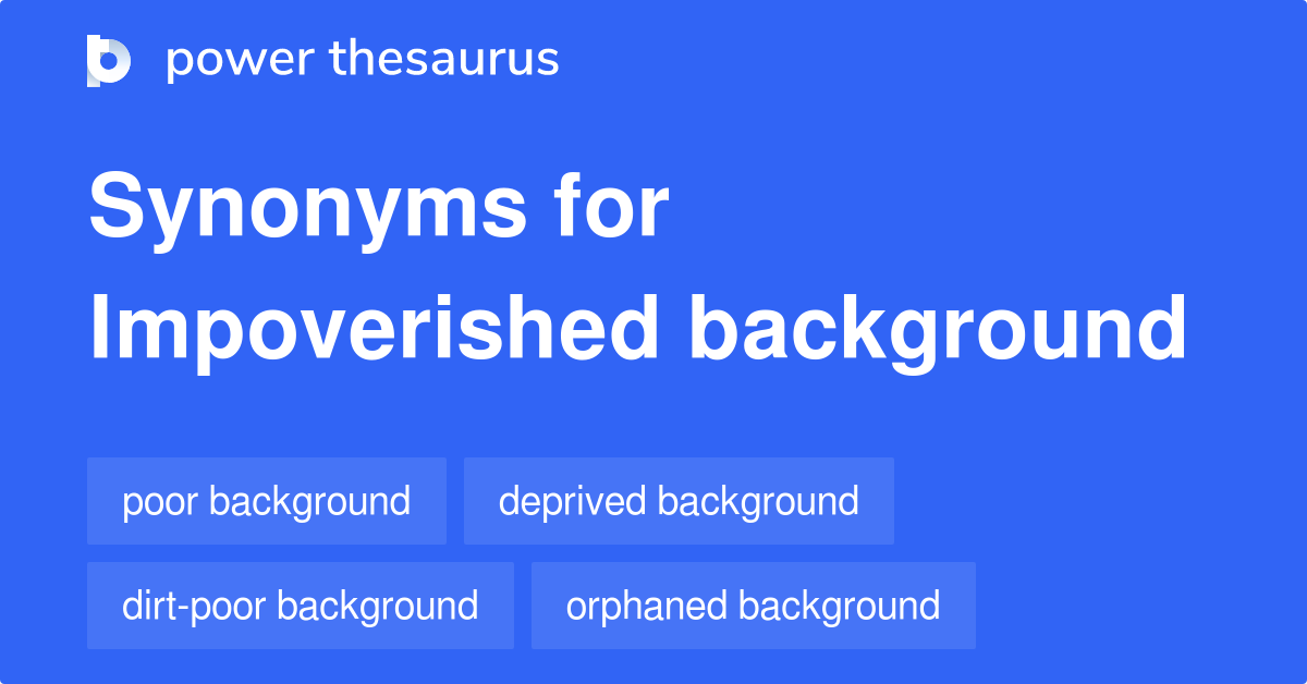 impoverished thesaurus