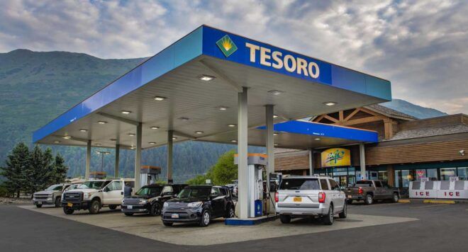 tesoro gas station near me